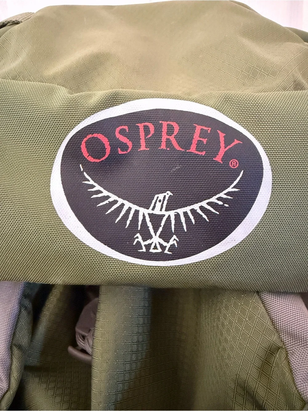 OSPREY Olive Green and Grey Men’s Hiking Backpack